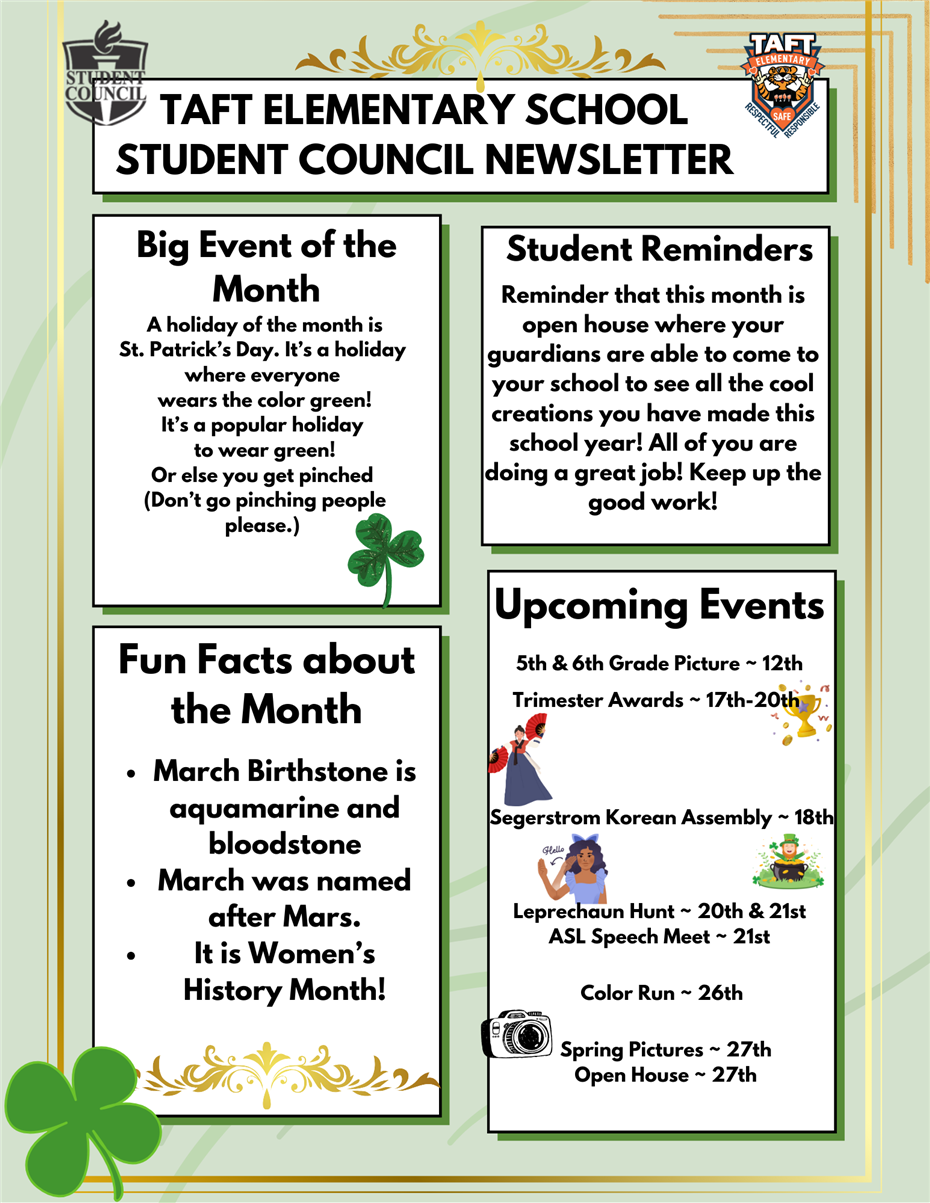 March Newsletter